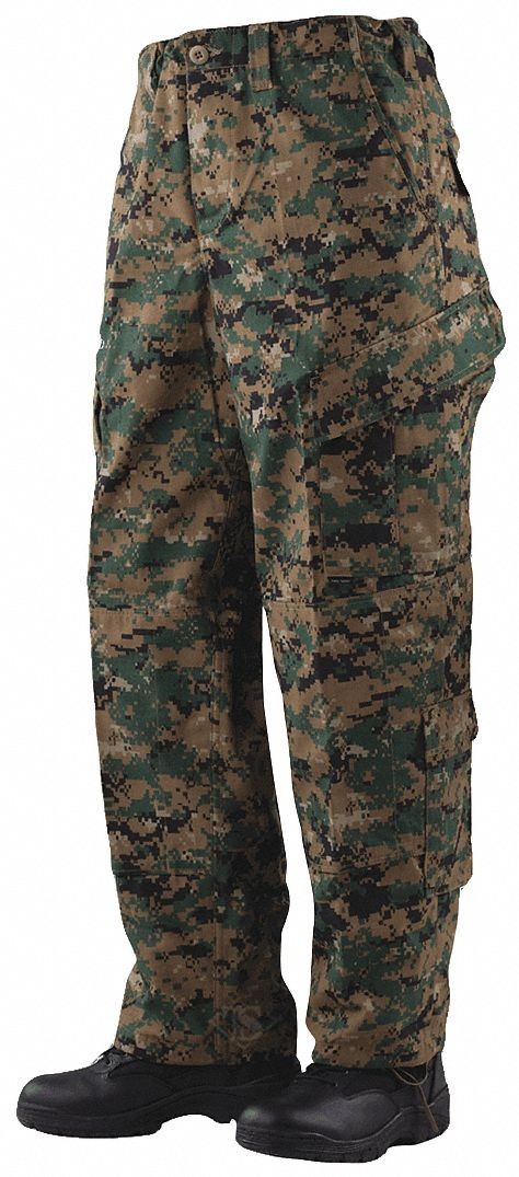 Woodland Digital Tactical Response Uniform Pants 65/35 Poly/Cttn Cargo  Pants