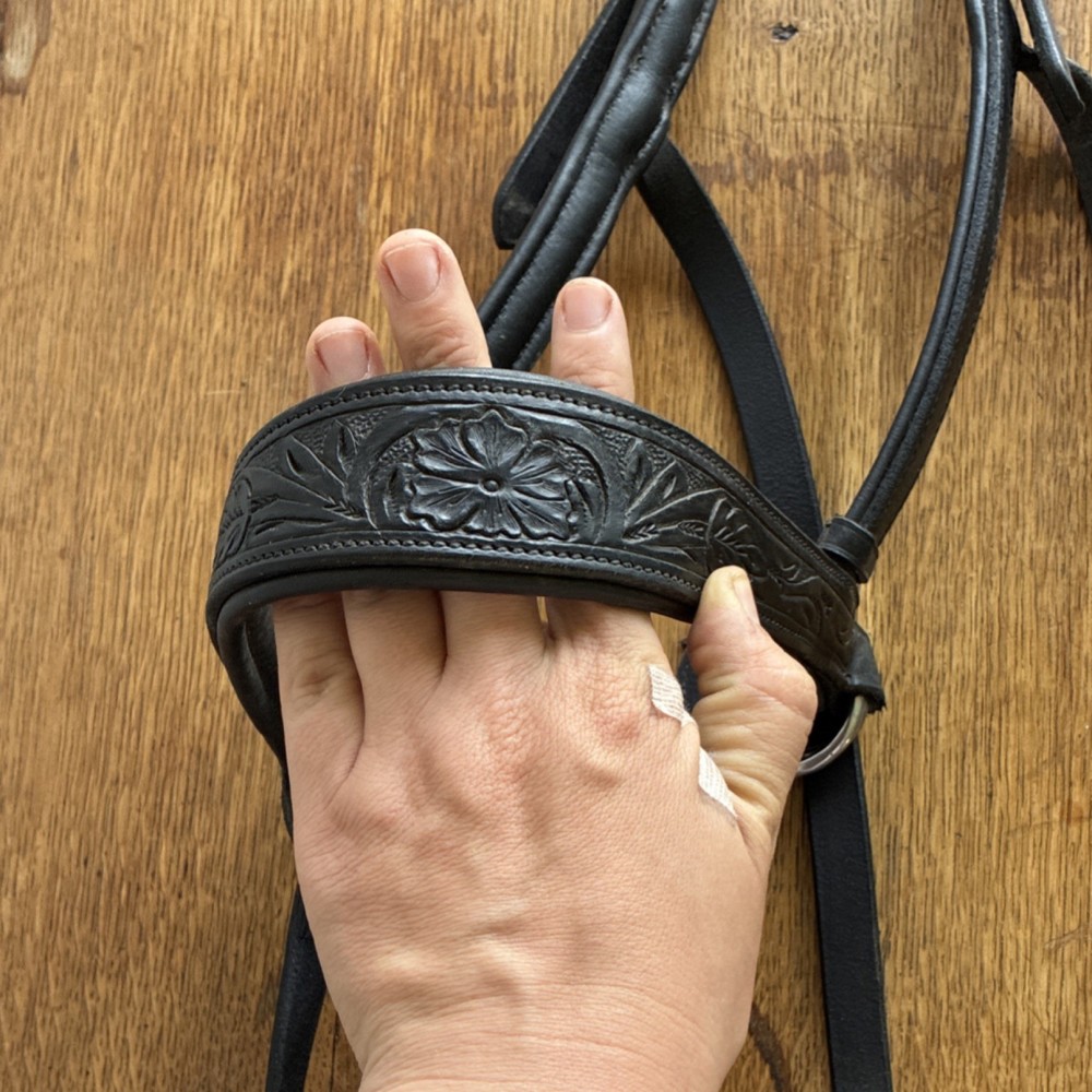 Milestone Equestrian Western Tool Side Pull Bridle