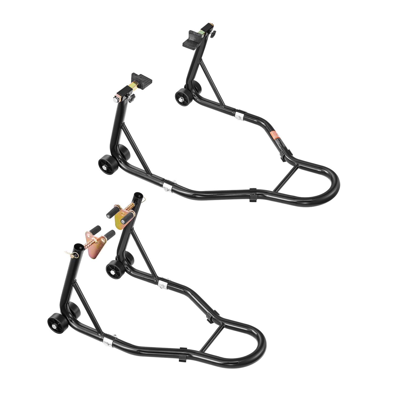 VEVOR Motorcycle Front & Rear Stand Lift 1100 lbs Spoolift Paddock Swingarm Arm