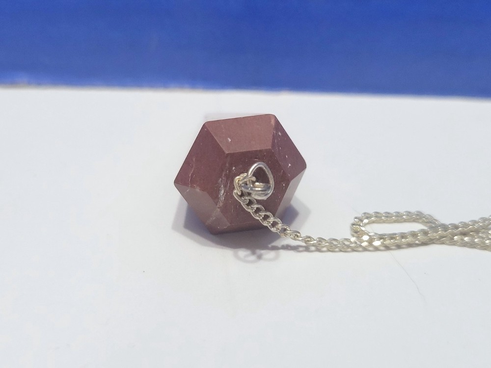Vintage Red Jasper Pendulum for Dowsing