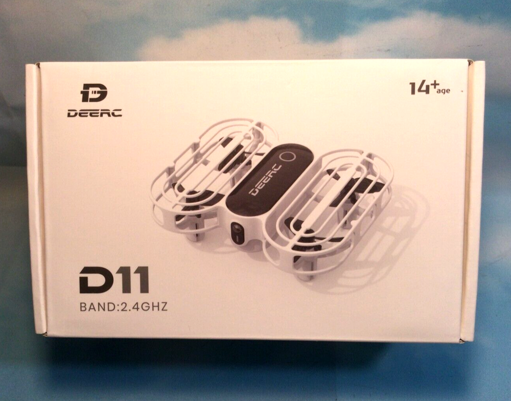 DEERC D11 Mini Drone Auto Hover Circle Fly 3 Speed Headless Mode 2 Batteries RTF