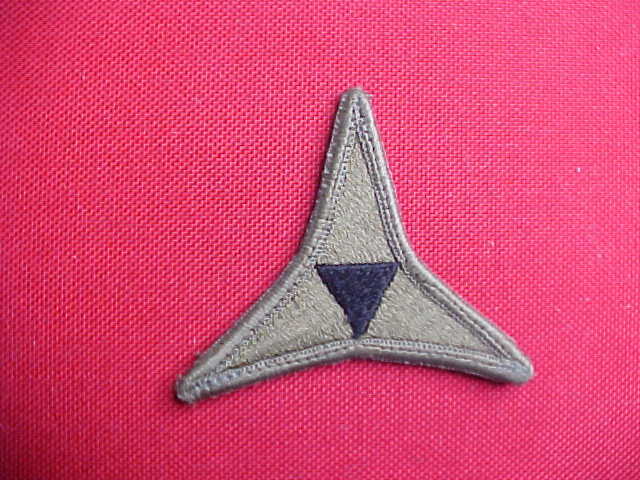US Army 3th Corps patch subdued