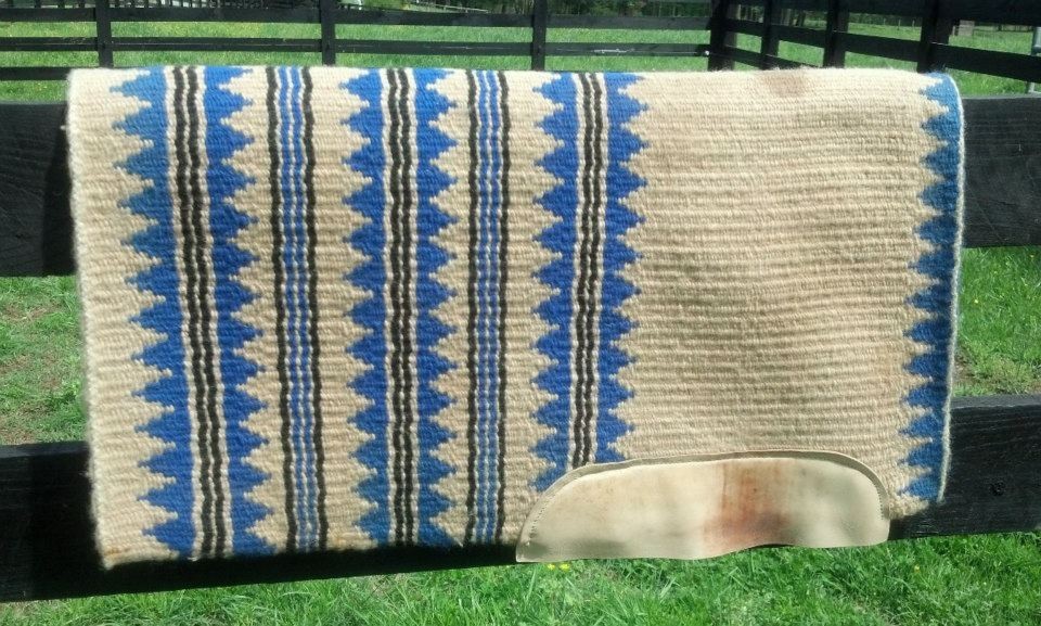 Two Wool Western Show Saddle Pads - Harris