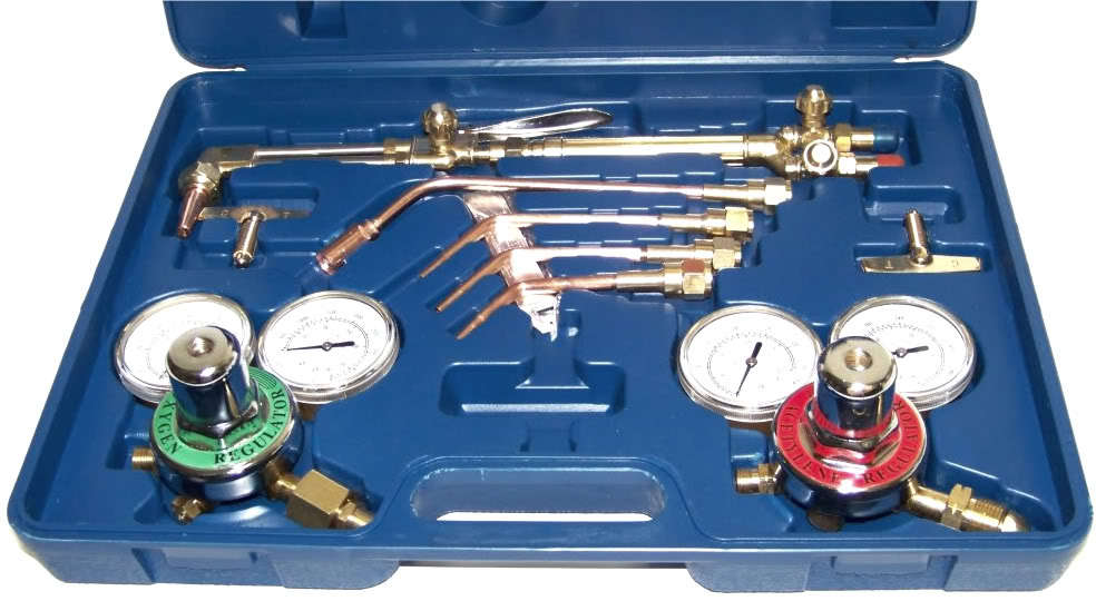 Oxygen and Acetylene Welding Kit Victor Type Cutting Torch Burner Soldering