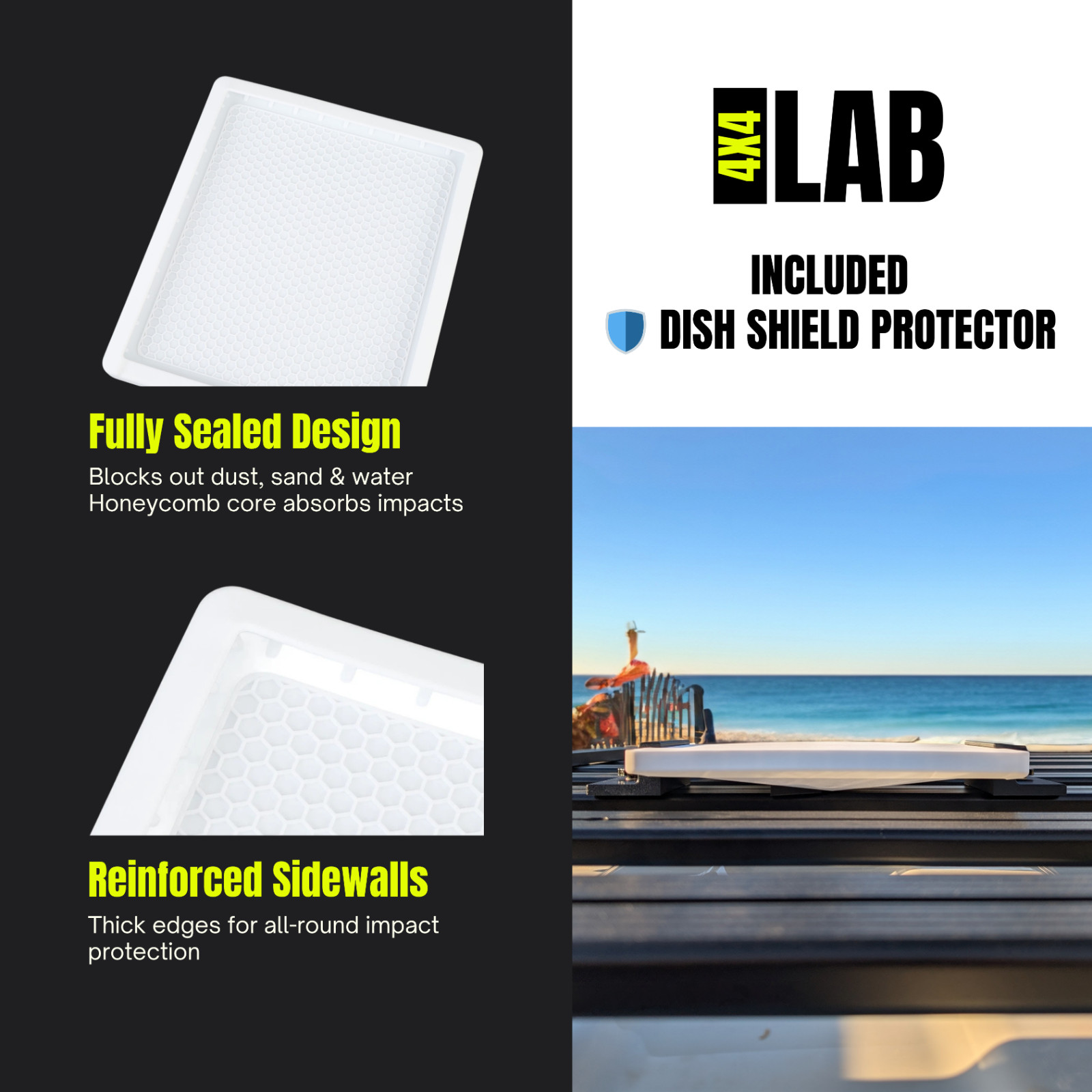 Starlink Mini Roof Rack Mount with Dish Shield Protector