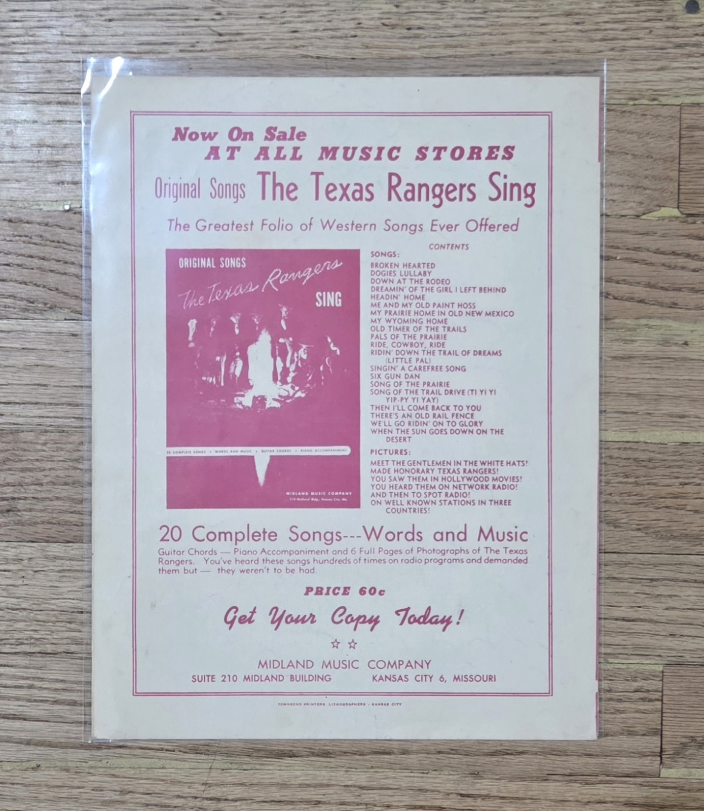 (8) Vintage Music Sheets Lot