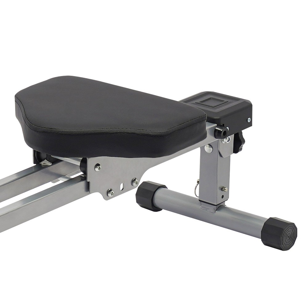 Foldable Rowing Exercise Machine Anti-slip Hydraulic Rowing Machine LED Meter