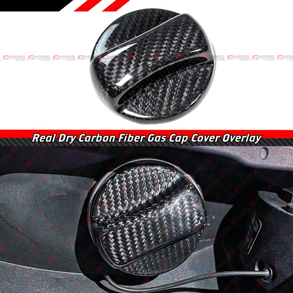 For BMW F22 F87 F30 G20 G30 F15 Carbon Fiber Add-On Gas Fuel Cap Cover Overlay