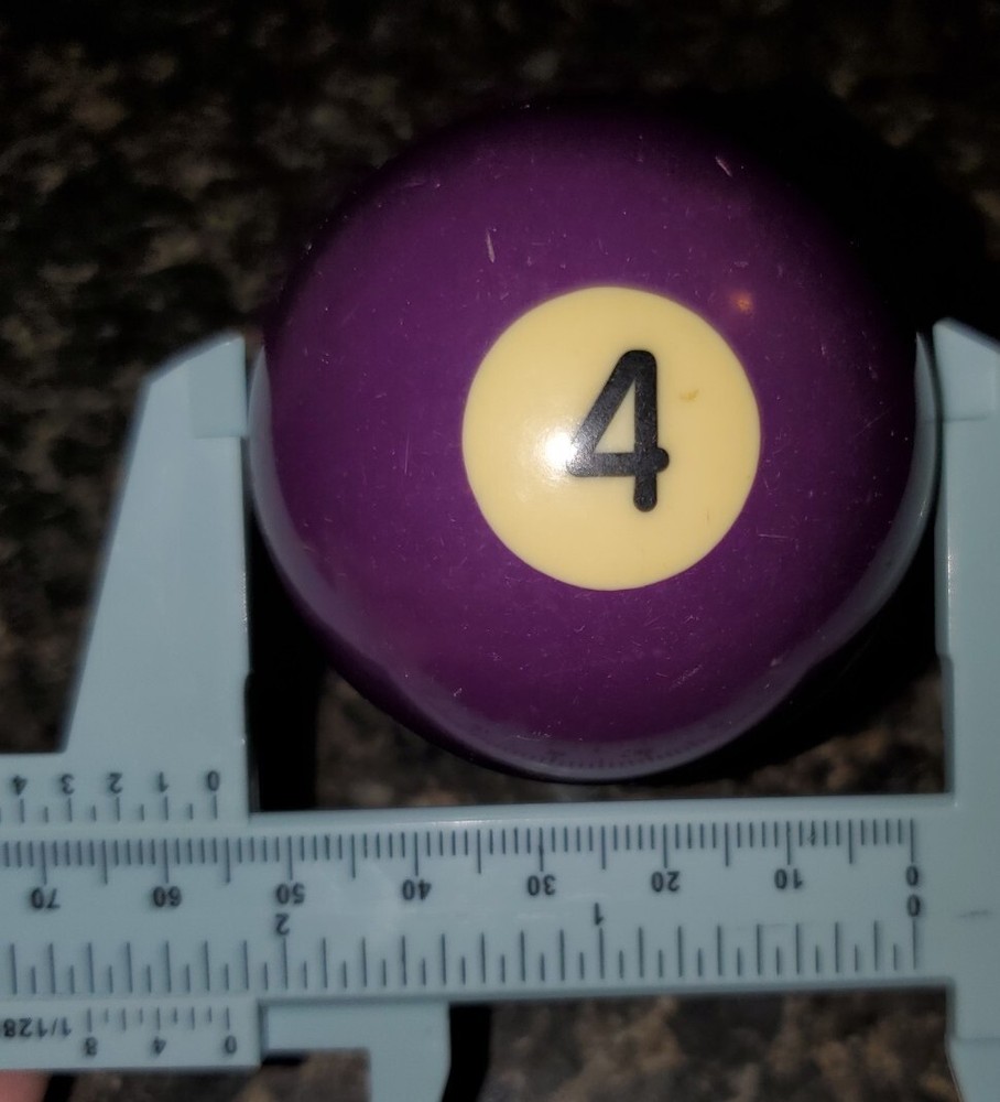 Replacement Regulation Pool Ball 4 Ball Solid Purple Ball