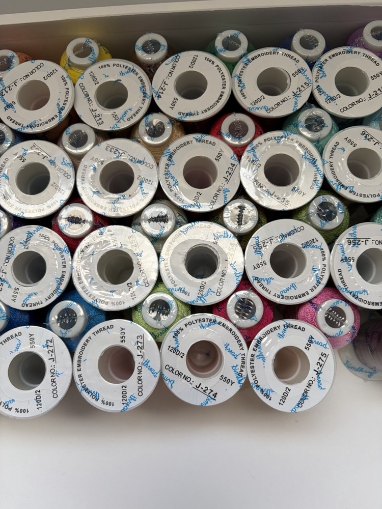 Simthread Embroidery Polyester Thread - 76 Colors NEW 550Y