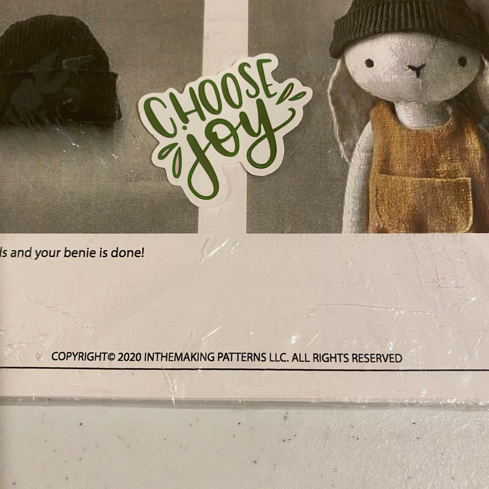 InTheMaking Patterns Beanie Pattern Instructions – Bunny Overalls / Linen Bunny