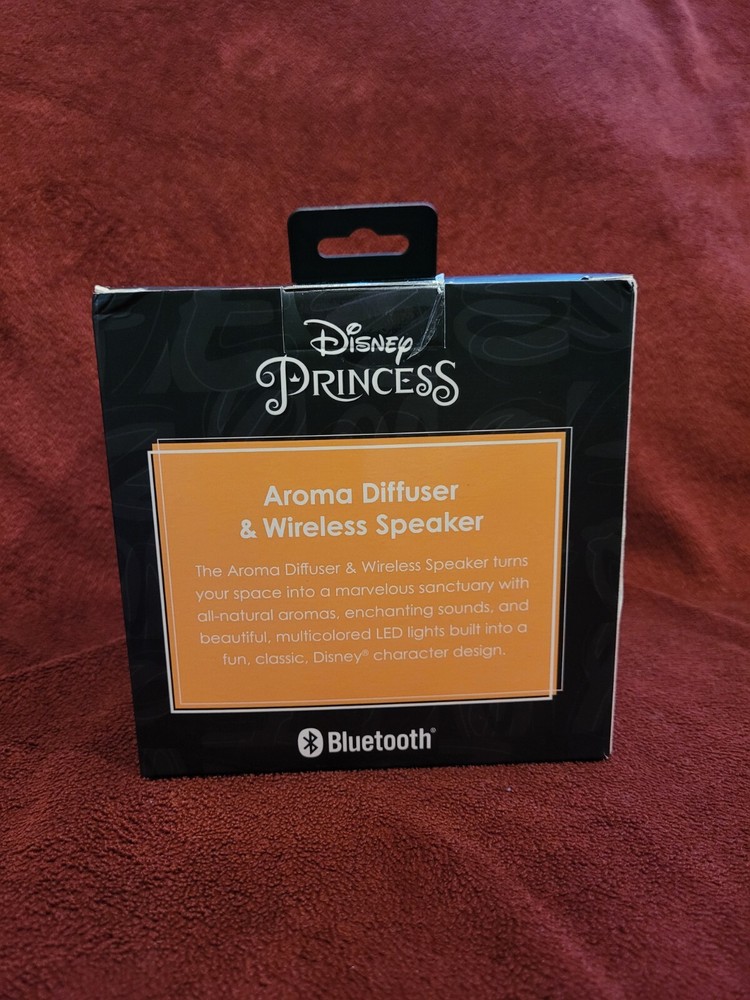 Disney Princess Aroma Diffuser and Wireless Bluetooth Speaker