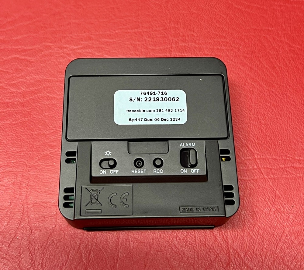NEW, Open Box VWR 76491-718 Traceable Radio-Controlled Atomic Clock