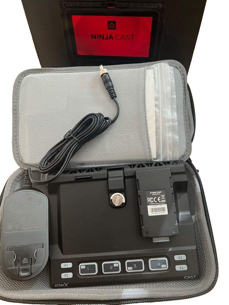 Atomos Ninja V with X Cast bundle (ATOMNJACS1) ATOMNJVA01 & Cast Module + PSU
