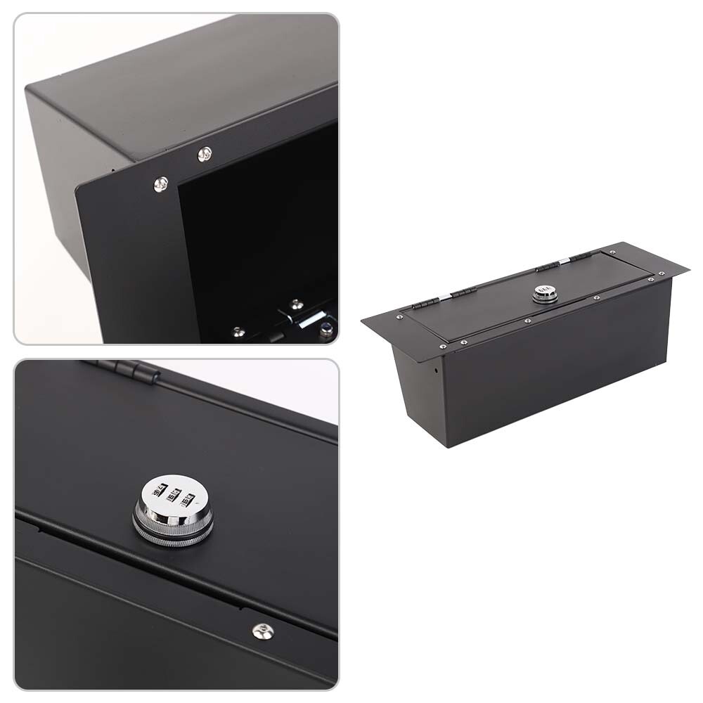 Under Seat Combination Lock Safe Box Case Security Organizer For Ford Bronco 4dr