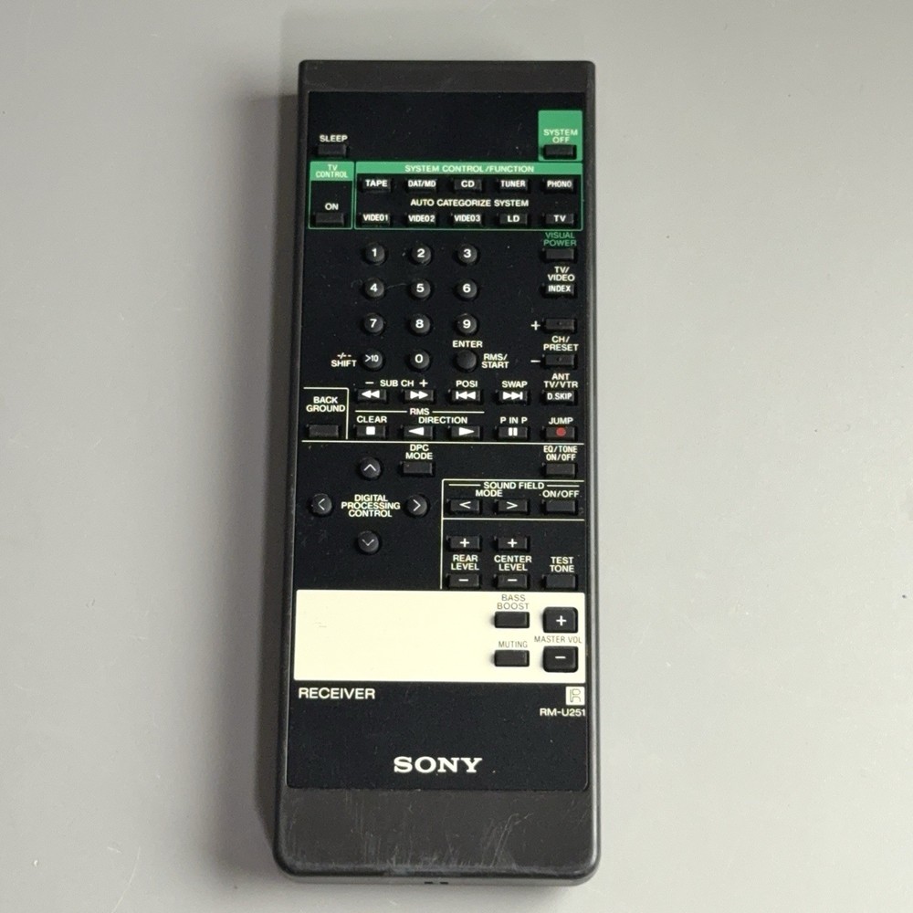 Sony STR-D865 Receiver Dolby Pro Logic Stereo & Remote Bundle