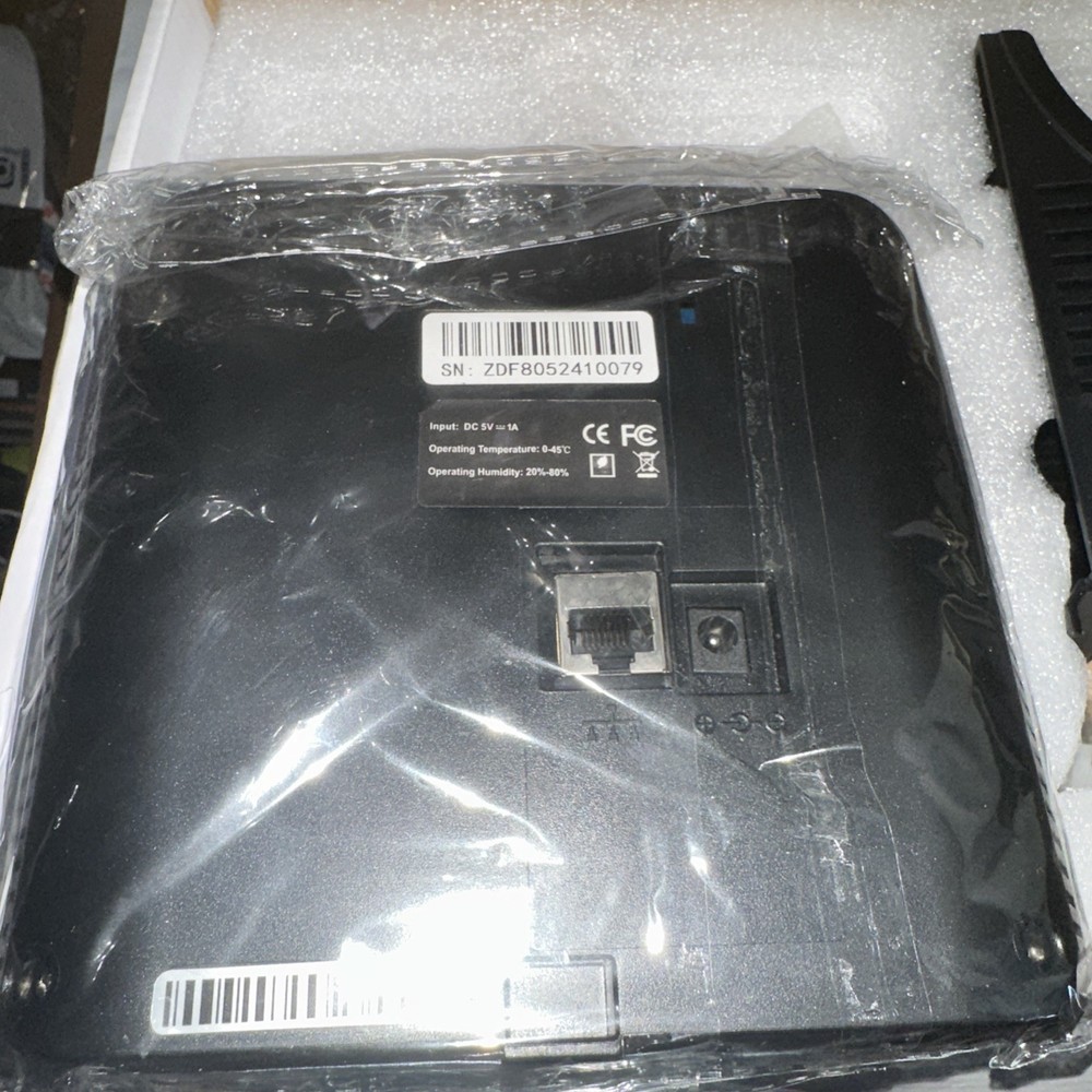 Time Systems Fingerprint Scanner Time Clock New damaged Box