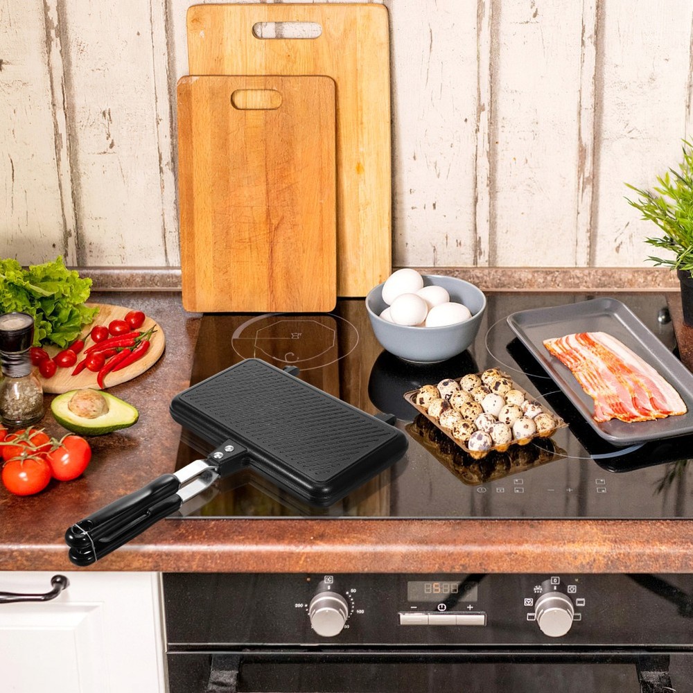 Double-sided Bakeware Baking Plate Sandwich Baking Mold Pan Kitchen Cookware