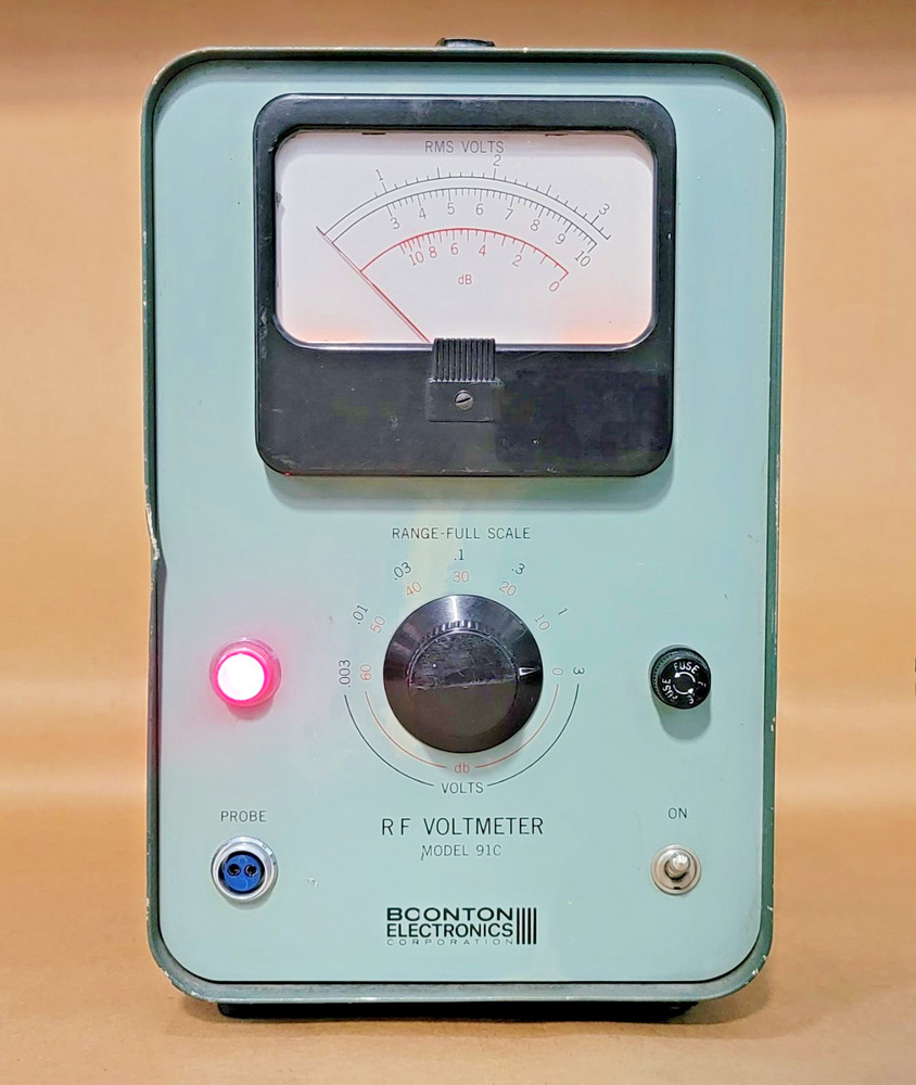 Boonton Electronics 91C RF Voltmeter AS IS (Powers ON)