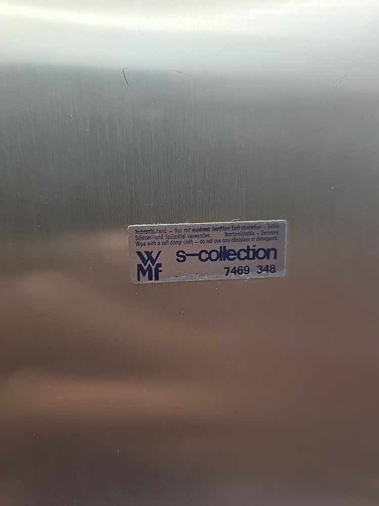 WMF S-Collection Silver Plated Serving Tray 7469 348 with Etched Pattern