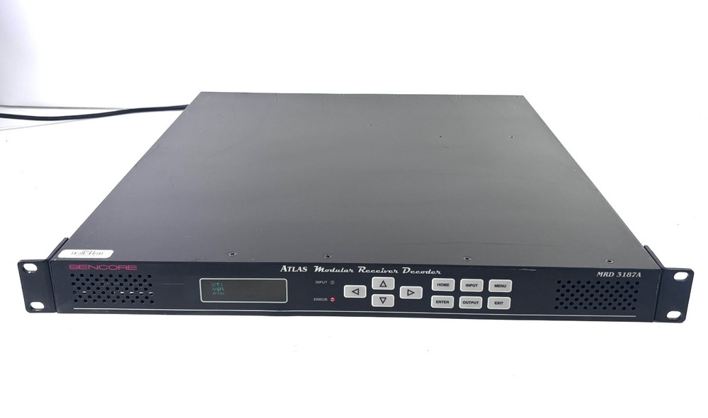 Sencore ATLAS MRD-3187A Modular Receiver Decoder 2G