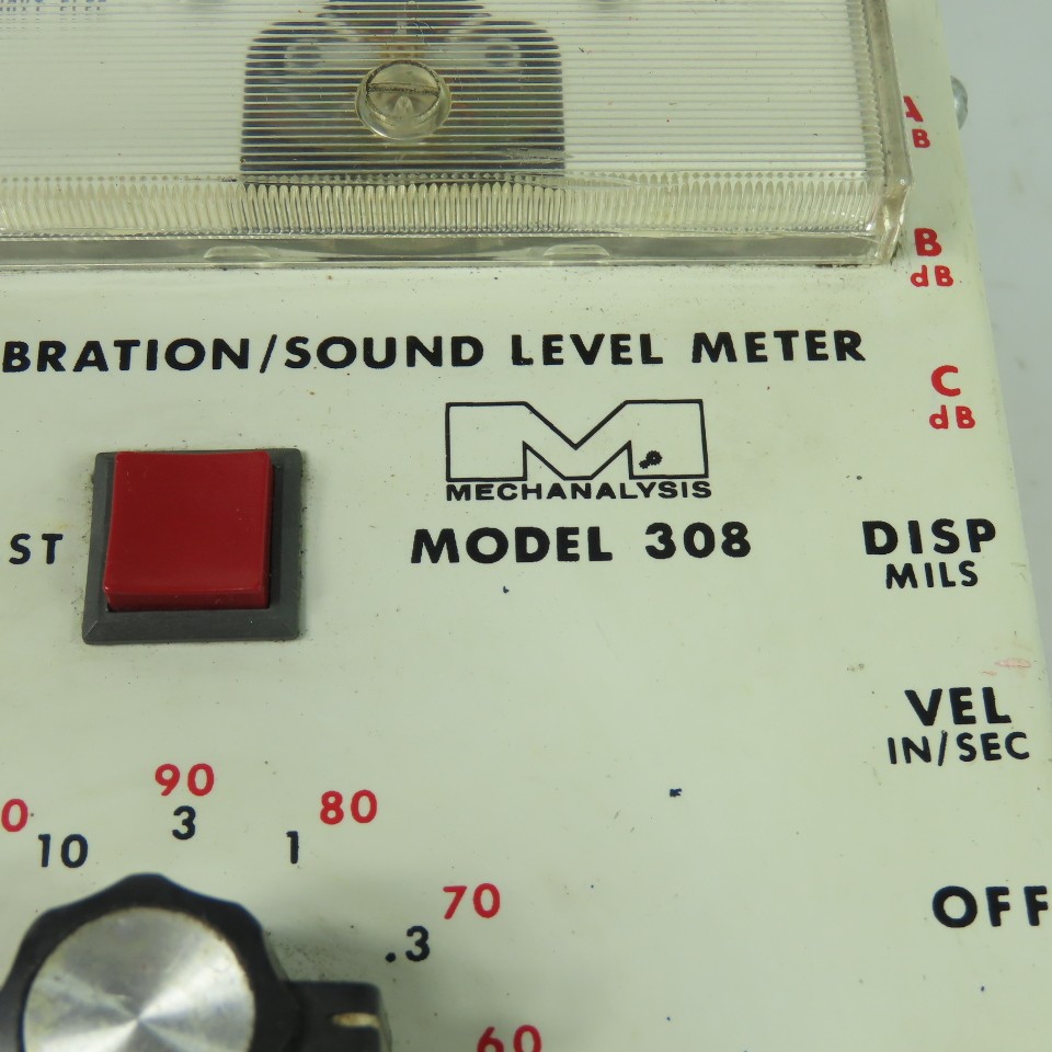 IRD Mechanalysis Model 308 Vibration Sound Level Meter