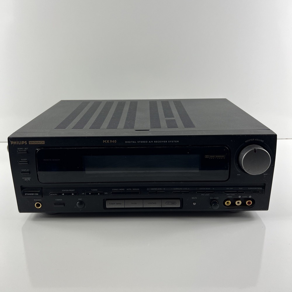 Phillips Magnavox MX940 Digital Stereo A/V Receiver System Tested