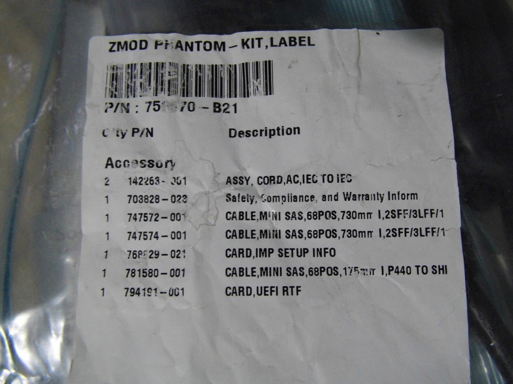 ZMOD PHANTOM KIT - CABLES