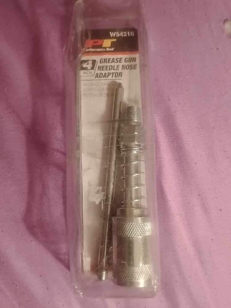 4" Grease Gun Needle House Adapter PT Performance Tool