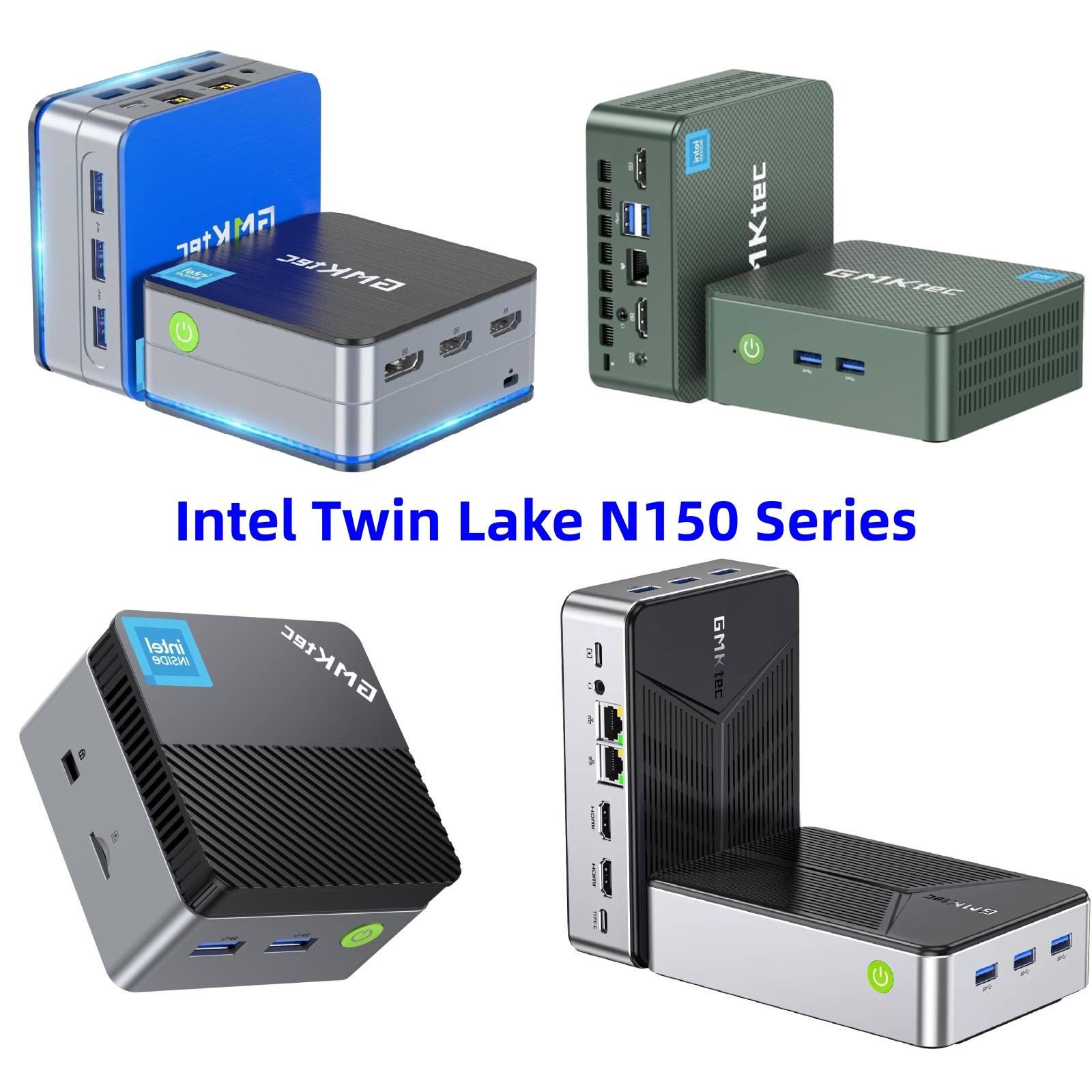 GMKtec Mini PC Intel N150 Up to 3.6GHz 16GB RAM 256GB / 512GB SSD NAS Office PC