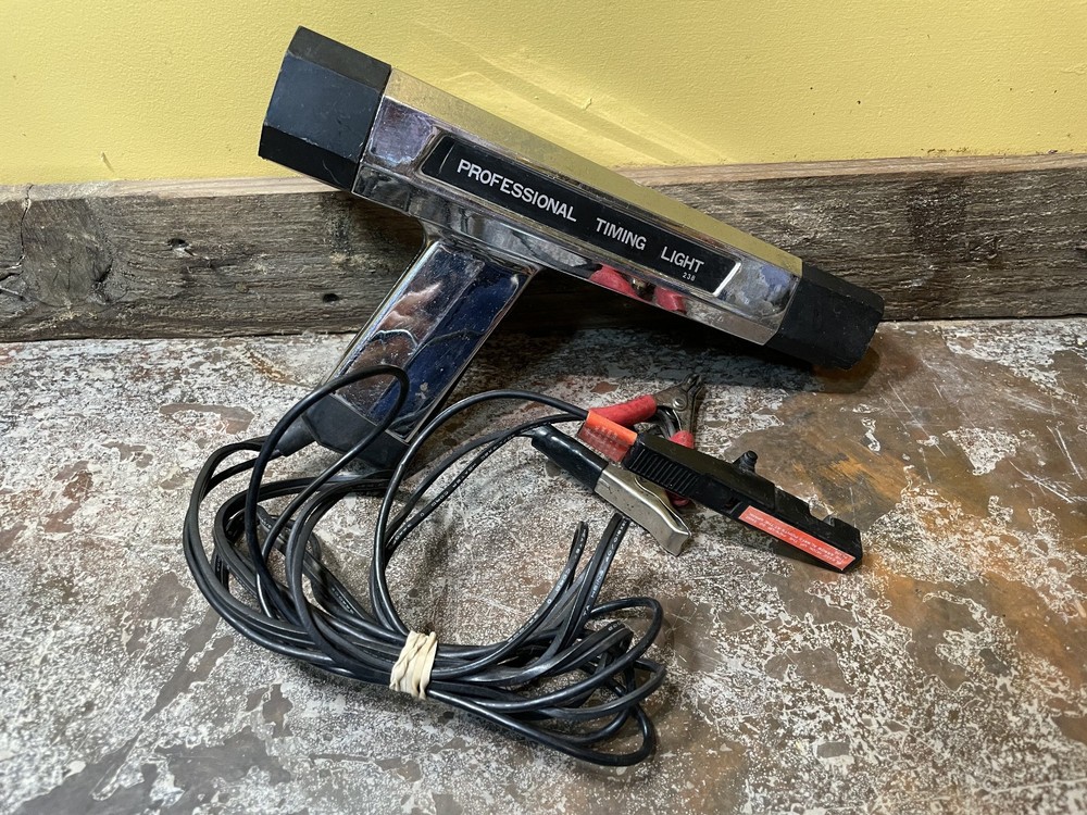 Vintage Chrome Inductive Timing Light 238 Engine Ignition Untested