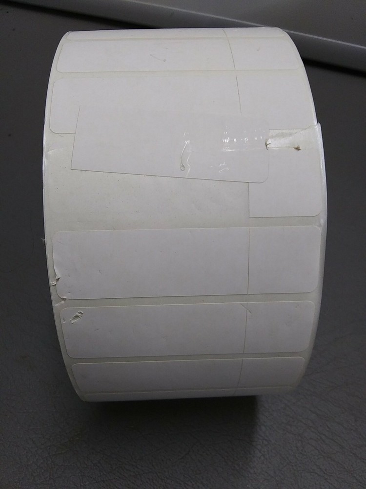 Roll Labels White Split Label 3 1/2 by 1 New no BOX