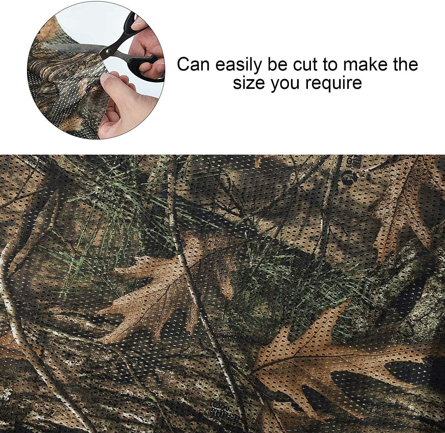Bulk Roll Camo Cradle Mesh Camouflage Net For Hunting,Disguise,Sunshade,Camping
