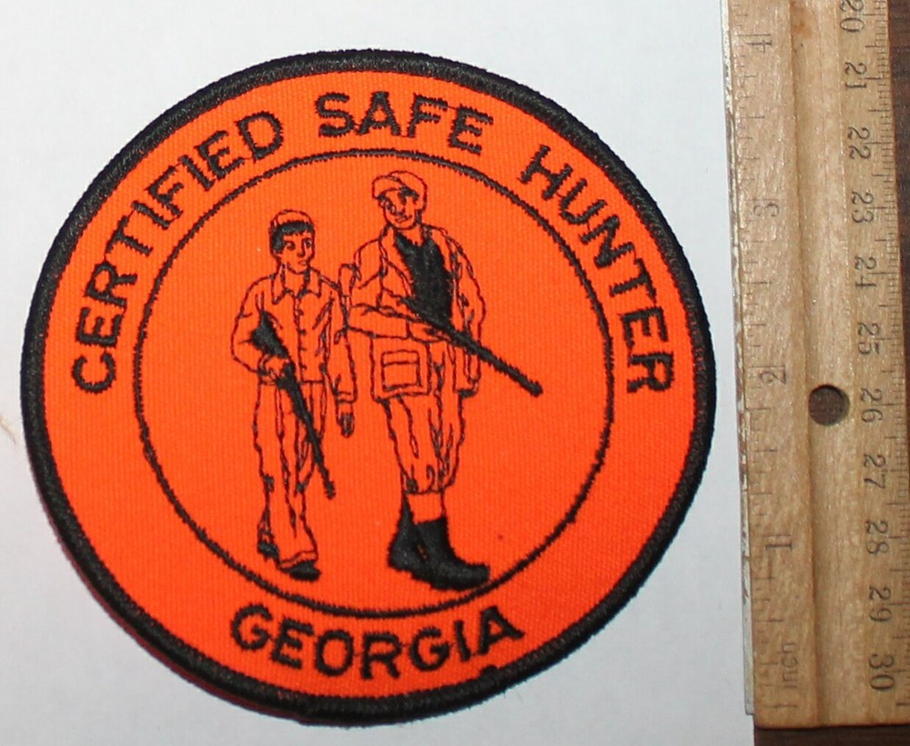 GEORGIA CERTIFIED SAFE HUNTER GA DNR patch