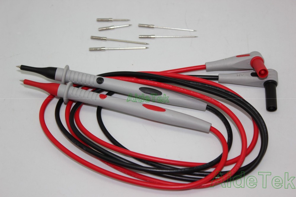 Banana plug test leads 4 FLUKE multimeter tester SMD tiny pin SMT 6 replace pins