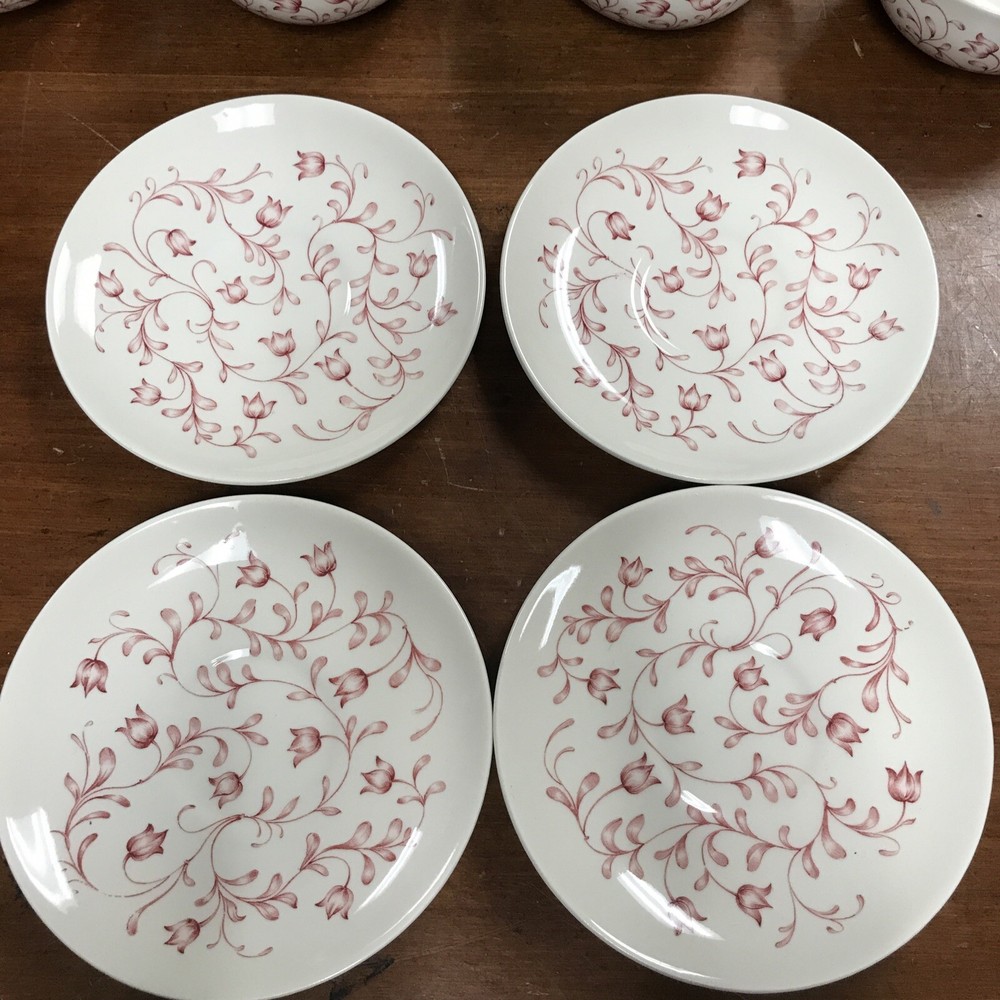 Johnson Brothers Pink Lace Tea Set (4) England