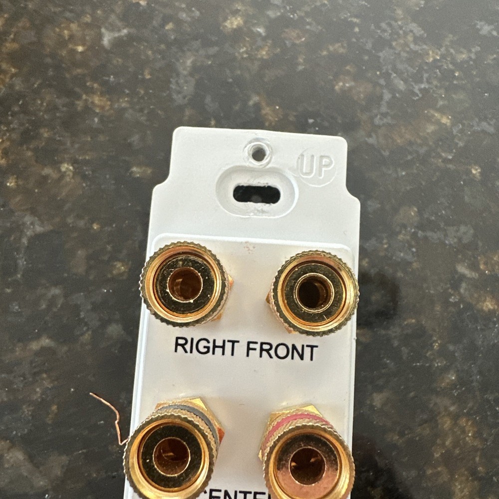 Three Speaker Wall Plate