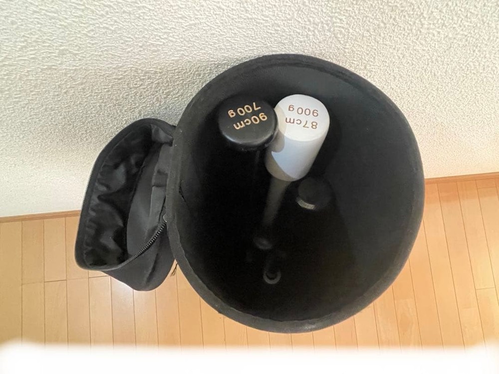 4 baseball training bats Minorman Mizuno bat case set