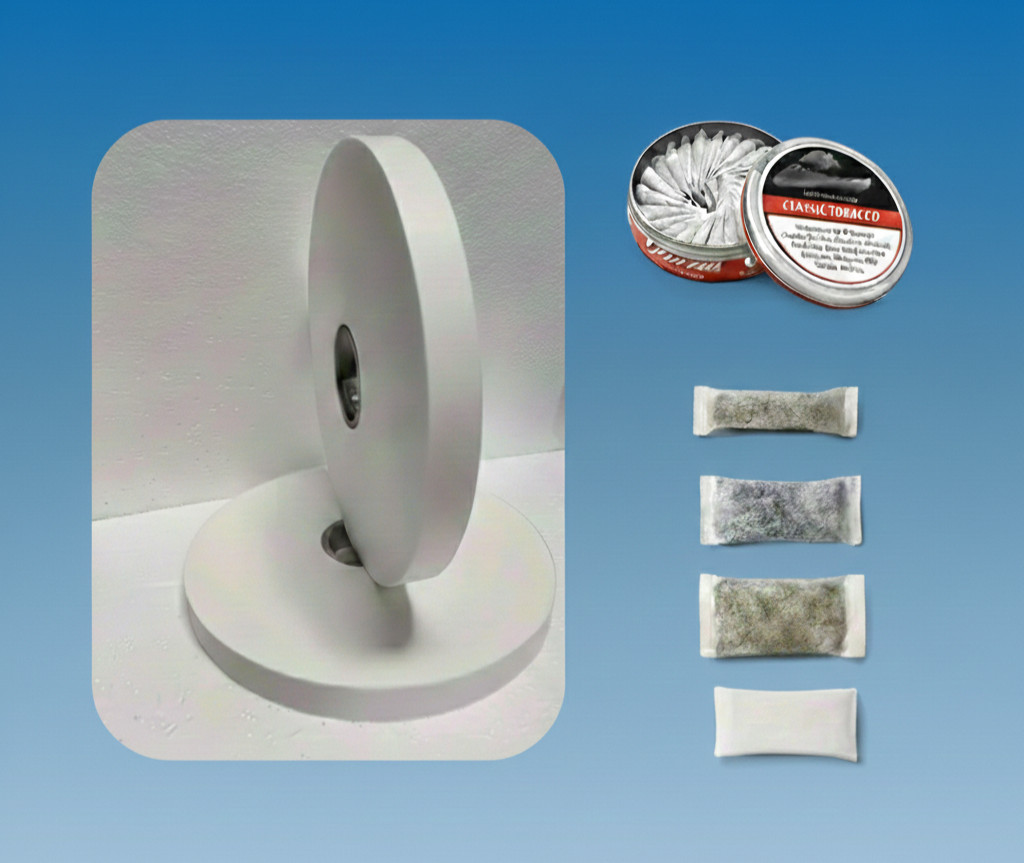 Non-Woven Snus Pouch Paper Rolls –  76mm ID, 4cm Width, 700m, Heat Sealable