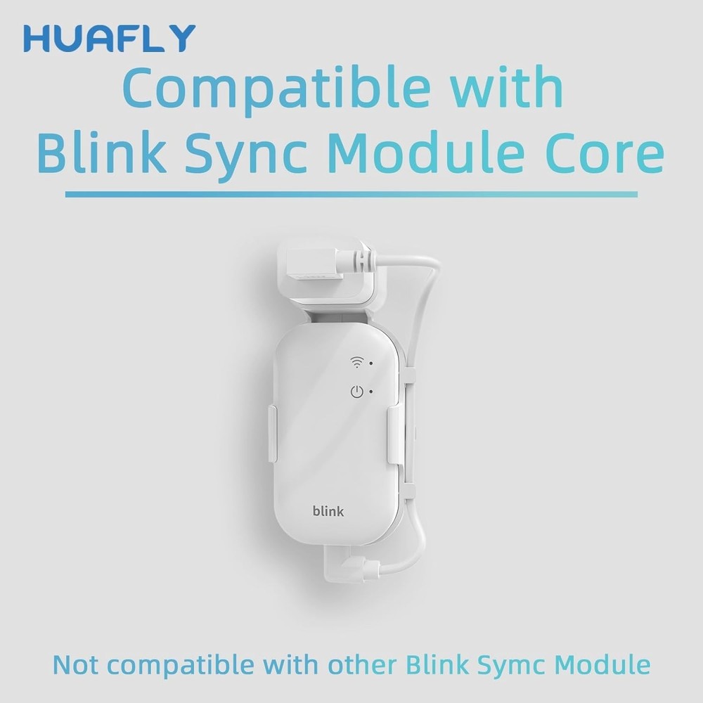 Compact Wall Mount for Blink Sync Module Core - Easy Installation, No Mess