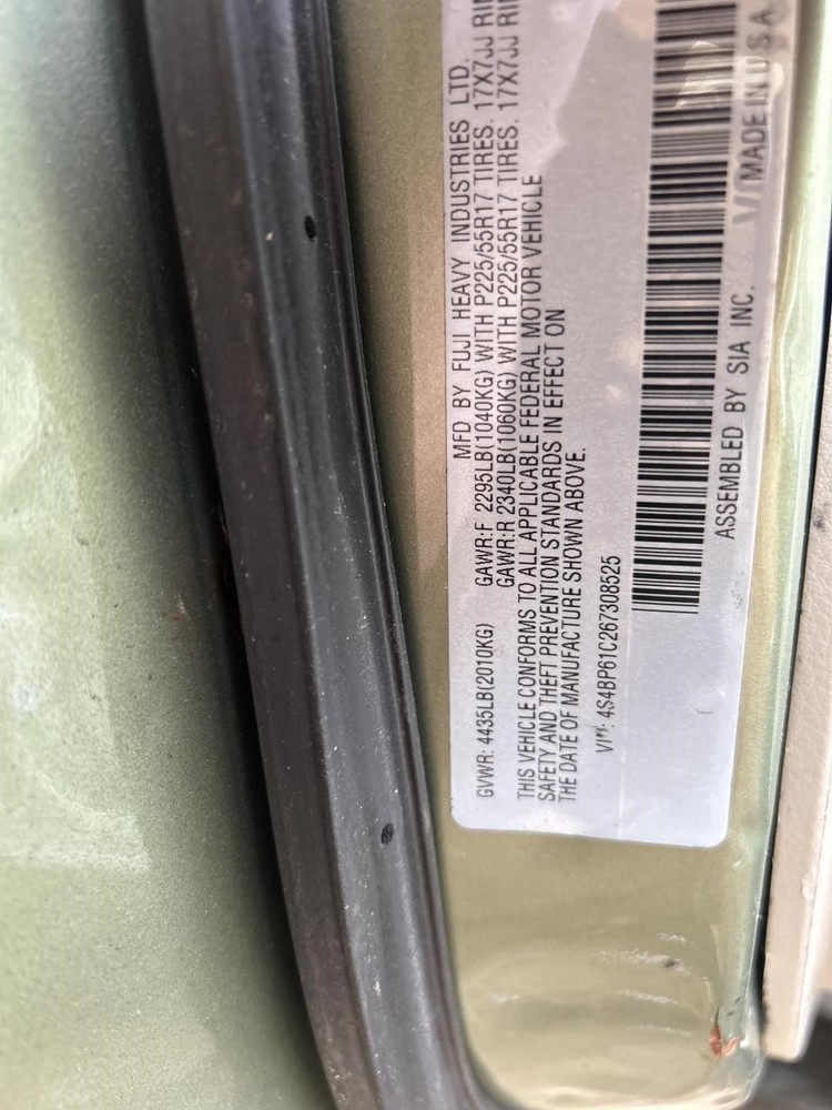 Ignition Switch Fits 2005-2007 LEGACY Unit OEM