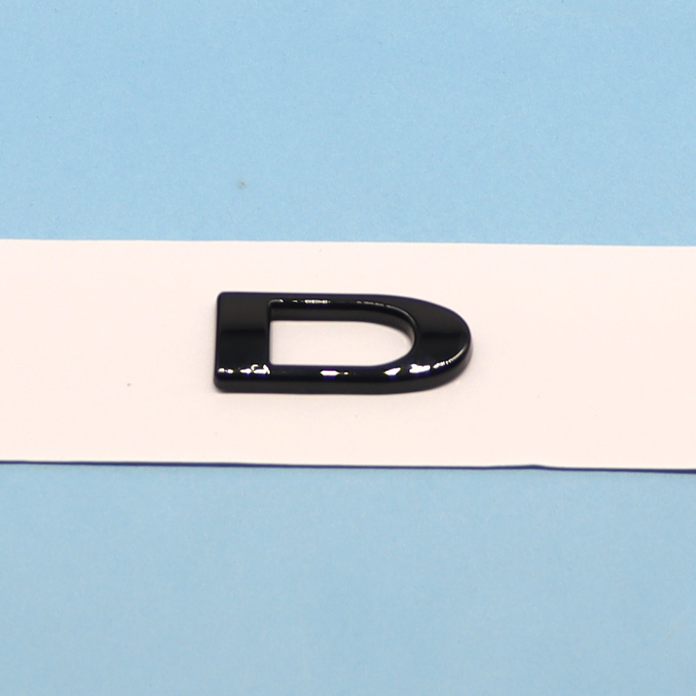 1 Set Rear Tailgate Letters For 2014-2023 Trunk Lid Emblems Gloss Black