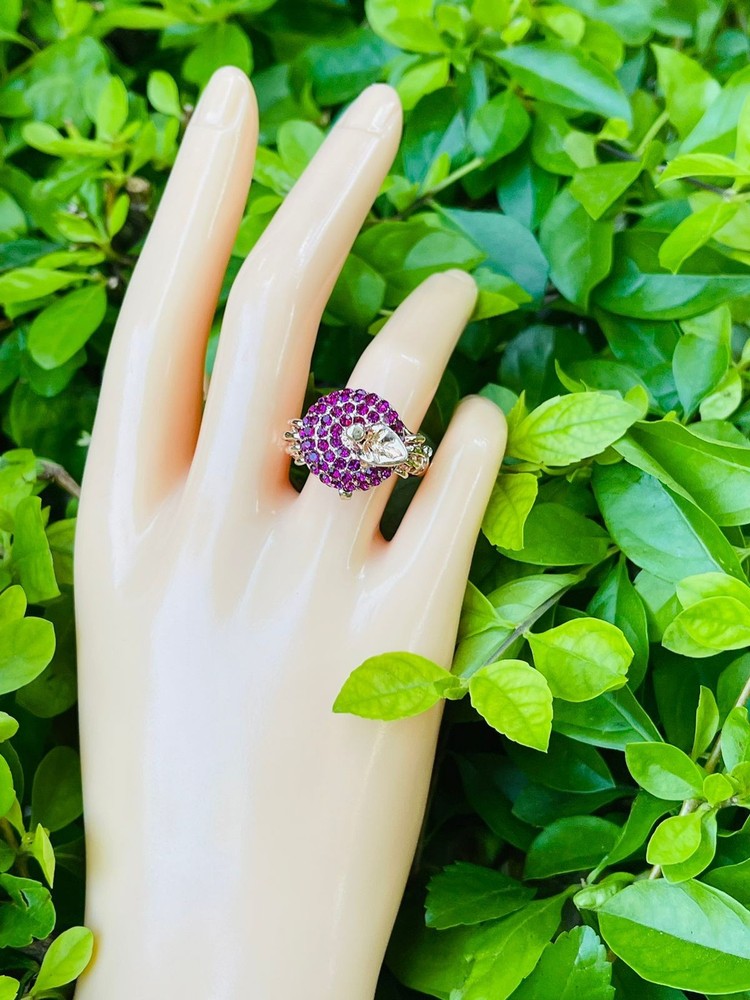 Apple-shaped women's ring/yu178