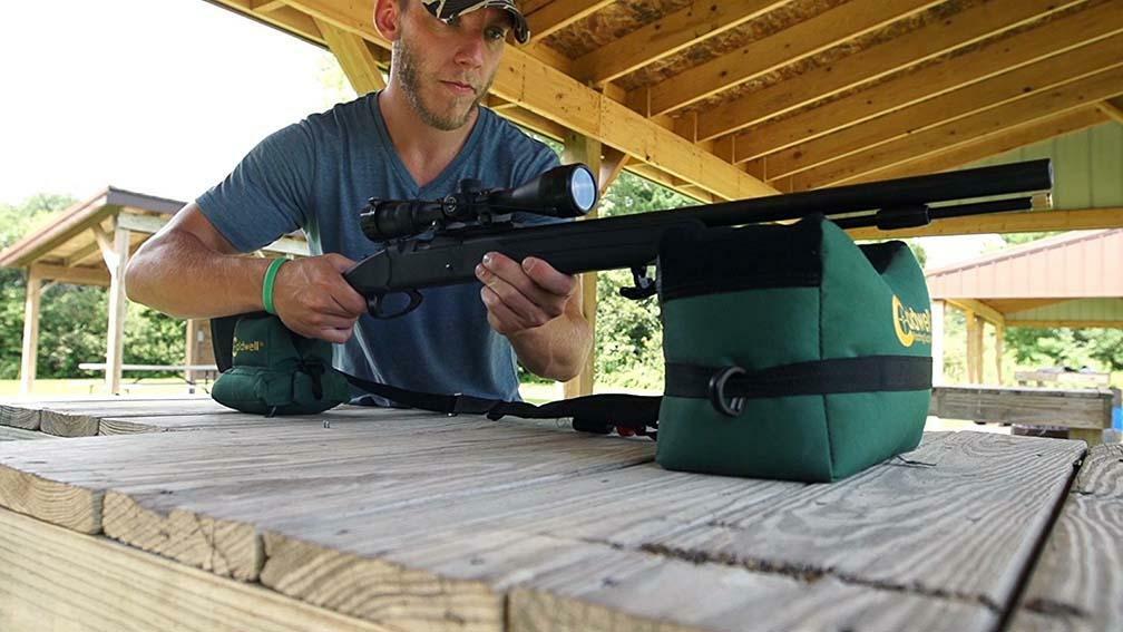 Caldwell 248885 DeadShot Combo Front & Rear Bag (Unfilled)