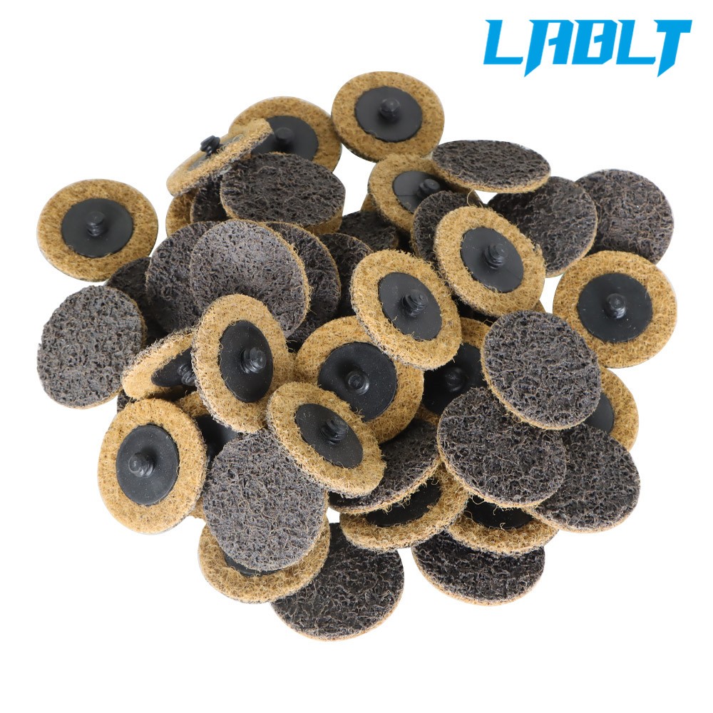 LABLT 50Pcs 2" Coarse Surface Conditioning Discs Lock Die Grinder Sanding Pads