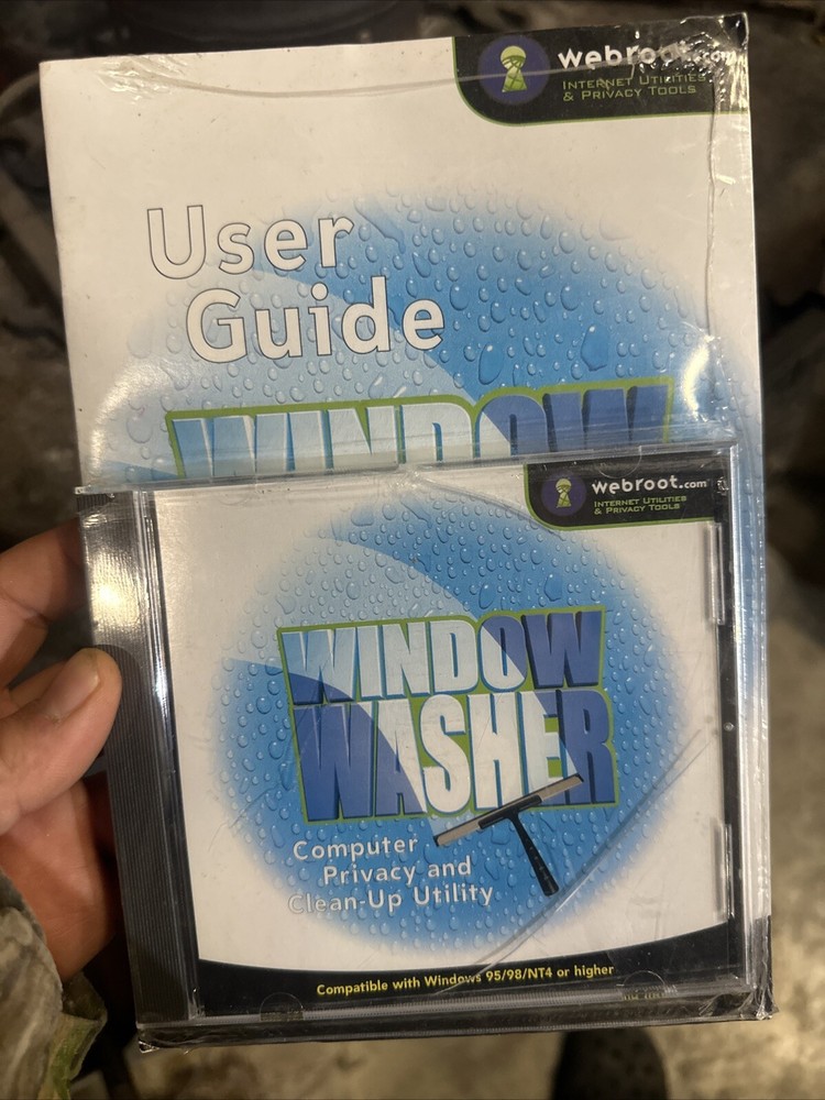 Webroot Window WASHER Software Sealed