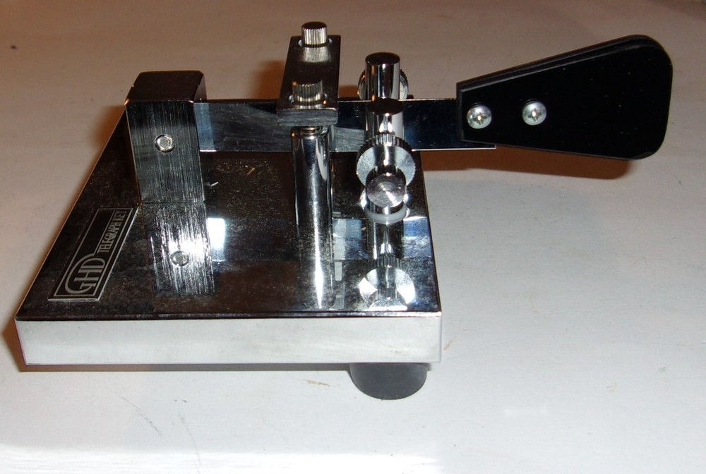 Telegraph Key CW - GHD single-paddle chrome Cootie Keyer