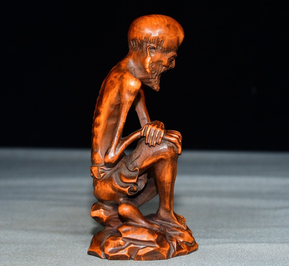 Boutique small leaved boxwood thin bone Arhat decorations