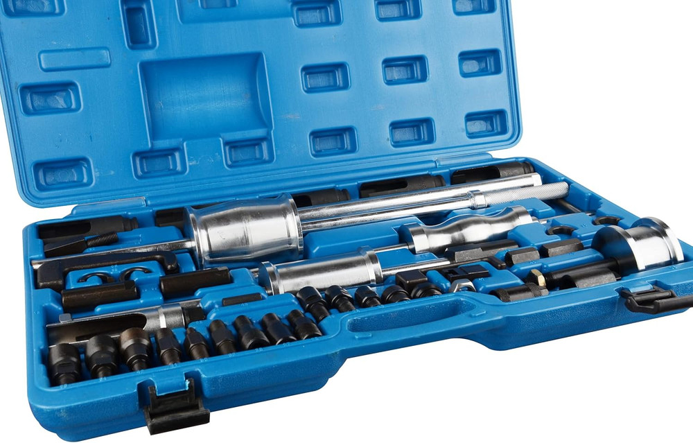 40Pcs Diesel Injector Extractor Master Tool Set Puller Removal Kit for Stubborn
