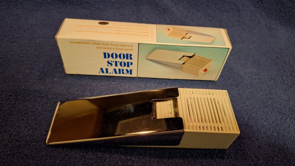 Door Stop Wedge Security Alarm